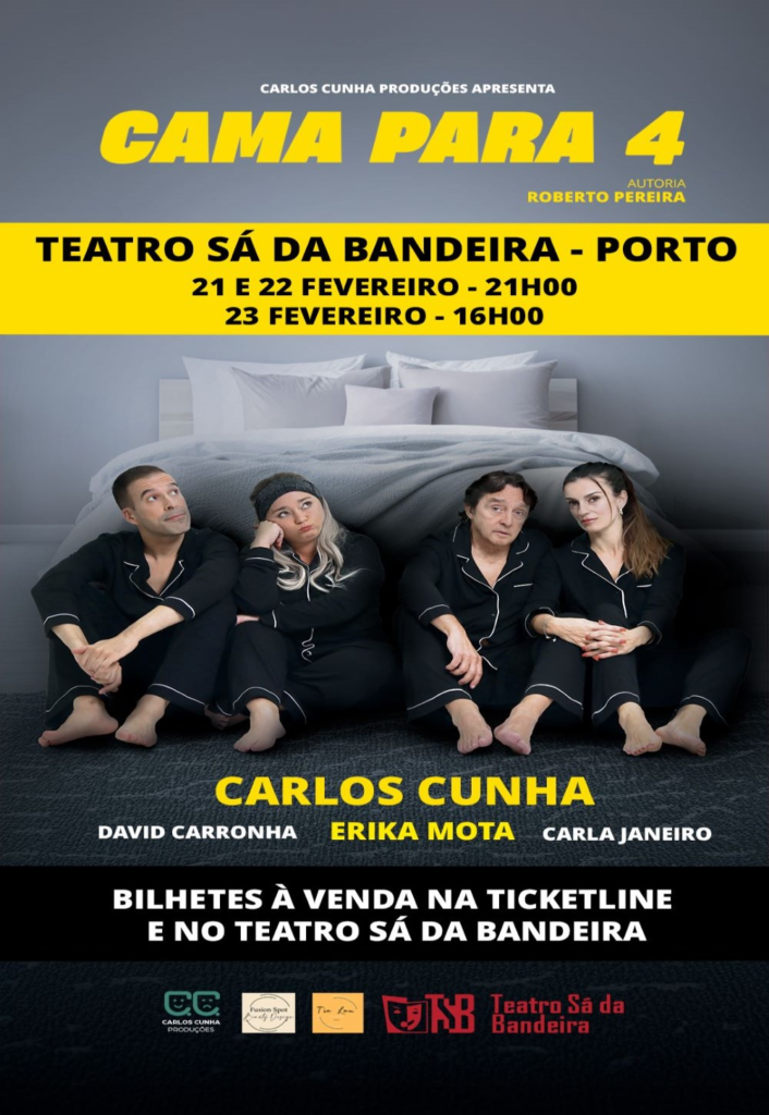 CAMA PARA 4 NO TEATRO SÁ DA BANDEIRA